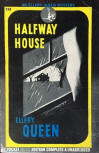 Halfway House -  kaft pocketboek uitgave, Pocket Book #259, 1944  (Horz cover rare horizontal binding. Binding is at the top, resulting in a wider and shorter page.)  (Artwork Edward McKnight Kauffer)