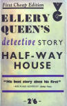 Half-way House - stofkaft Victor Gollancz edition, First Cheap Edition, vierde druk december 1938 (harde kaft blauwe kleur)