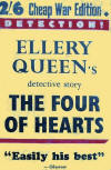 The Four of Hearts - stofkaft Victor Gollancz uitgave, Cheap War Edition, 1940