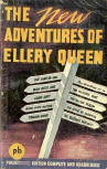 The New Adventures of Ellery Queen - kaft pocketboek uitgave, (kleine kaftvariatie zie logo),  Dec 1941 (1st) at least until March 1943 (9th printing)