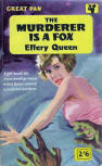 The Murderer is a Fox - kaft pocketboek uitgave Great Pan, Pan Books G420, 1960 (right corner below numbers in yellow field)