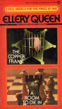 The Copper Frame/A Room to die In - kaft pocketboek uitgave, Signet Double Mystery 451-AE3120, 1984