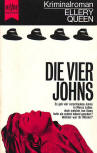 Die Vier Johns - kaft Duitse uitgave, Heyne Bücher, KriminalromanHeyne Nr. 1145, 1964