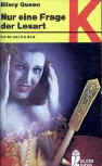 Nur eine frage der Lesart - kaft Duitse uitgave Ullstein Krimi Nr.1708