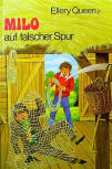 Milo auf falscher Spur - kaft Duitse uitgave, Tosa Verlag, Wenen, 1980. Kaftillustraties van Franz Josef Tripp