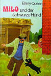 Milo und der schwarze Hund - kaft Duitse uitgave, Tosa Verlag, Wenen, 1965. Kaftillustraties van Franz Josef Tripp