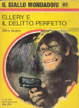 Ellery Queen e il delitto perfetto - Kaft Italiaanse uitgave, Il  Giallo Mondadori N° 1079, 1969