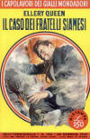 Il caso dei fratelli siamesi&nbsp;- cover Italian edition Mondadori, 1961