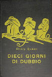 Dieci giorni di dubbio - harde kaft Italiaanse uitgave Garzanti series Gallia N°74, 1956