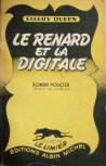 Le Renard et la digitale - kaft Franse uitgave Albin Michel  Le Limier Nï¿½19, 1949