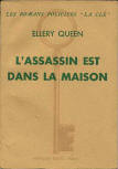 L'Assassin Est Dans La Maison - kaft Franse uitgave, Collection La Clé N°49, Editions Rouff Paris - Broché, 1947