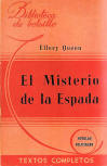 El misterio de la espada - kaft Spaanse uitgave, Nr. 33 Libreria Hachette, Buenos Aires, Argentinie, 1944