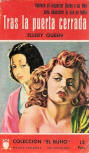 Tras La Puerta Cerrada - Kaft Spaanse uitgave, P. Hermanos, imp,  Barcelona, 'Colección "El Buho"', 32. Versión castellana de Fernando González. 