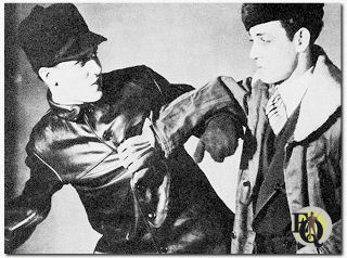 "Way Down East", Ralph Bellamy Players, Des Moines, 1928 met Charles A. Browne (R).