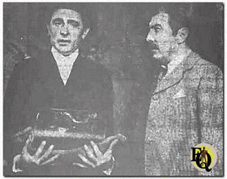 William Smith, left, of 36 Lehigh court, Rockville Centre, played the part of Michael, an alcoholic servant, in the Russell Crease - Howard Lindsay (right) comedy, "Life With Mother"&nbsp;(Empire, Oct 20. 1948 - Jun 4. 1949).
