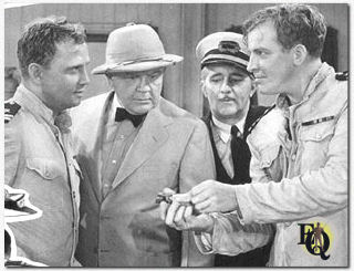 Boteler’s (second from the left) next serial role was in the pre-war espionage&nbsp;outing&nbsp;Don Winslow of the Navy (Universal, 1941); as Navy Intelligence operative Mike Splendor, Boteler served as a secondary sidekick to Navy commander Winslow (Don Terry)