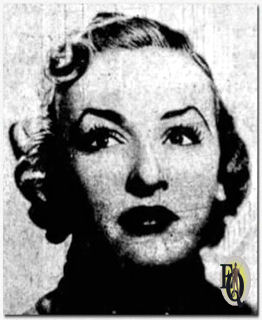 Kaye Brinker plays the role of the fascinating Karen Andre in "The Night of January 16." the Al Woods play that opens at the Orpheum tonight for a week's engagement. (Kansas City, Dec 6. 1936).
