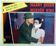 Ellery Queen and the Murder Ring - lobbykaart D