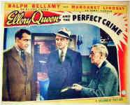 Ellery Queen and the Perfect Crime - lobbykaartje (Ellery, Velie, Inspecteur Queen)