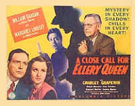 A Close Call for Ellery Queen - Poster