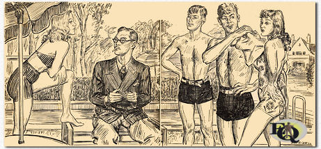 De uitgave van 6 okt 1943 van het populaire Argentijnse magazine "Leoplan" bracht onder andere "La Casa Del Tesoro", de vertaling van Ellery Queen's kortverhaal "The Treasure Hunt". Gespreid over twee pagina's was het verhaal ook voorzien van een tekening van Arteche.