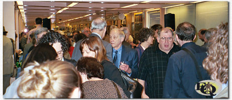 Reception afterwards - Photo courtesy of Ted Hertel