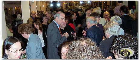 Reception afterwards. Photo courtesy of Kurt Sercu