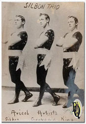 He considered one of the high points of his career, the time he teamed with Eddie Silbon and Harry King to form the famous original Barnum's Silbon Trio, the Greatest Aerial Act in the world.