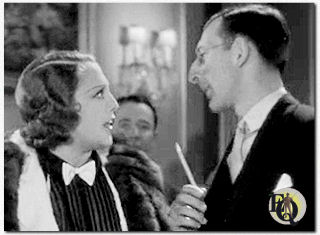 Bebe Daniels as Dorothy Brock and Charles Lane as the author of "Pretty Lady" in 1933's "42nd Street".