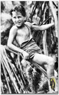 Sir Sidney and Lady Lawford traveled all over—to Tahiti, where Pete ran wild and looked like a native.