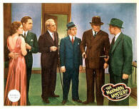 Lobbycard voor "The Mandarin Mystery" met Kay Hughes, George Walcott, Eddie Quillan, Wade Boteler, William Newell.