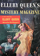 Ellery Queen's Mystery Magazine juli 1957 krantenwinkelversie