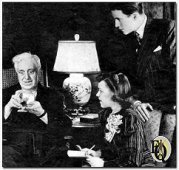 Re-enactment by actors for "Radio &&nbsp;Television Mirror" August 1940, "The Man who wanted to be Murdered".