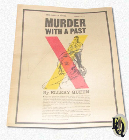 "Murder with a Past" werd voor het eerst gepubliceerd (12 pagina's) in "Star Weekly" op 16 februari 1963 (Geïllustreerd door C. Merriam) *
