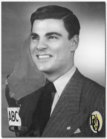 Bert Parks op een persfoto uit 1946