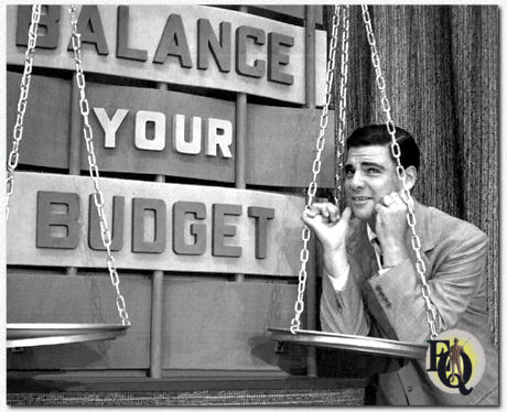 Bert Parks — aangekondigd als “the keeper of the Horn of Plenty” — presenteerde Balance Your Budget (CBS, 1952–1953), waar deelnemers vertelden hoe ze tijdelijk financieel in het nauw waren gekomen en streden om het bedrag te winnen dat ze nodig hadden om hun huishouden één jaar te kunnen runnen. Deelnemers wonnen geld door algemene kennisvragen juist te beantwoorden en beëindigden hun spel zodra ze ofwel “hun budget in evenwicht hadden gebracht” ofwel door een andere speler waren verslagen. Parks werd bijgestaan door de achttienjarige Lynn Connor.