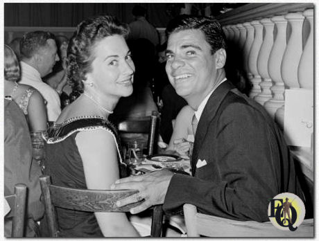 Bert Parks met zijn echtgenote Annette (circa 1958).