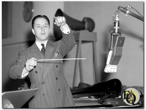 CBS Radio muziek componist en orkest dirigent, Charles Paul. (6 maa 1941).