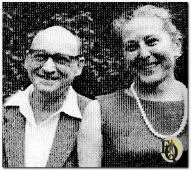 Fred en Hilda thuis in Larchmont.