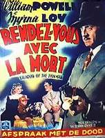 Shadow of the Thin Man - Poster België "Afspraak met de dood"