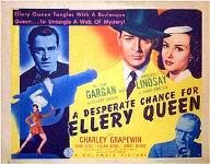 A Desperate Chance for Ellery Queen - Filmposter op halfbladformaat