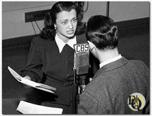 "Incognito" Larry Dobkin as Ellery Queen playing opposite Charlotte Keane (Nikki Porter) in front of the CBS microphone.