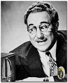 Alan Reed as Sol Levy in "Abie's Irish Rose" (NBC, Jan. 24 1942 - Sep 2. 1944).