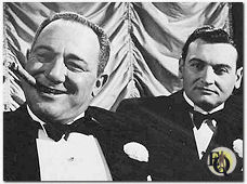 Alan Reed and Frankie Laine in "He Laughed Last" (1956).