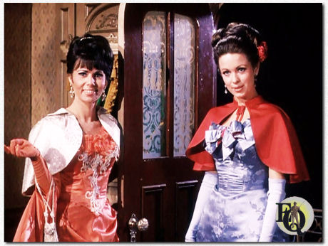 Nina Roman in "The Wild Wild West" ("The Night of the Assassin", CBS, 22 sep 1967) met Phyllis Davis. 