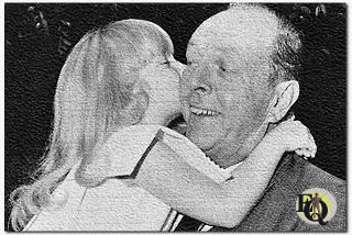 In 1964 he and Gladys Holland, were blessed with a daughter Kymm. Seen here with her father somewhere around 1970. 