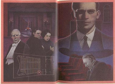 In de Franklin Library herduk (1989 als deel van hun Mystery Masterpieces series) werd een speciale tussenpagina gemaakt door artist Norman Walker.